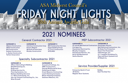 ASA Midwest Council's Friday Night Lights - 28th Annual Awards Gala