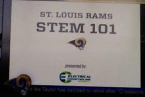 St Louis Rams STEM 101 Event