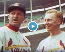 Stan Musial with teammate